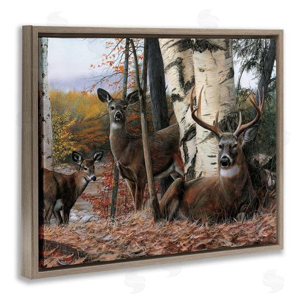 Stupell Industries Kevin Daniel | Elk Family Woodland Foliage Wall Art