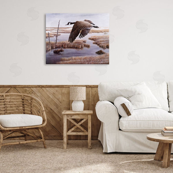Stupell Industries Kevin Daniel | Goose Over Creek Wall Art
