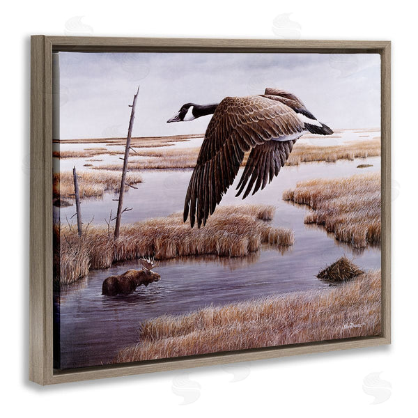 Stupell Industries Kevin Daniel | Goose Over Creek Wall Art