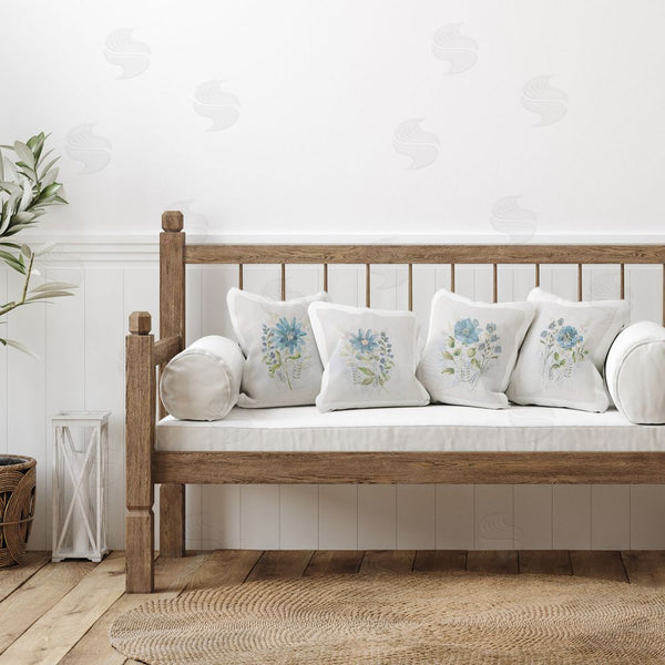 Stupell Industries Kevin Daniel | Organic Soft Blooms Printed Throw Pillow Set