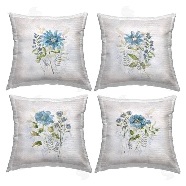 Stupell Industries Kevin Daniel | Organic Soft Blooms Printed Throw Pillow Set