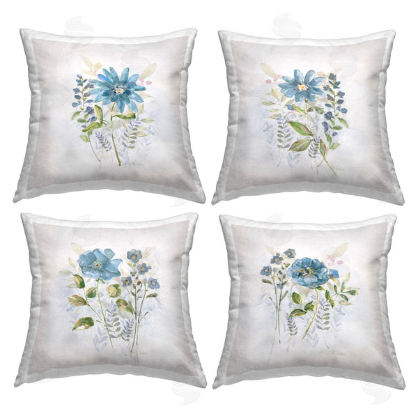 stupell industries Kevin Daniel | Organic Soft Blooms Printed Throw Pillow Set