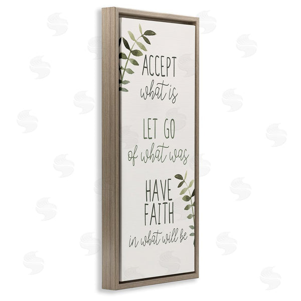 Stupell Industries Kim Allen | Accept & Have Faith Wall Art