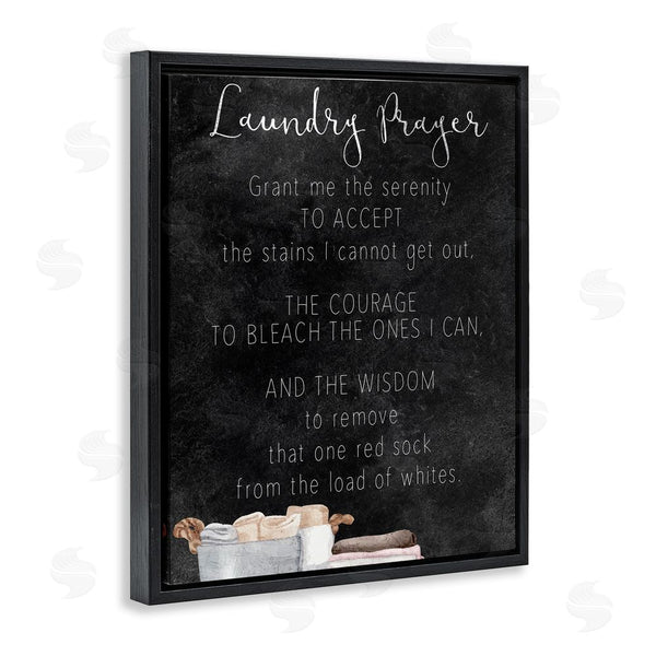 Stupell Industries Kim Allen | Accept The Stains Laundry Prayer Wall Art