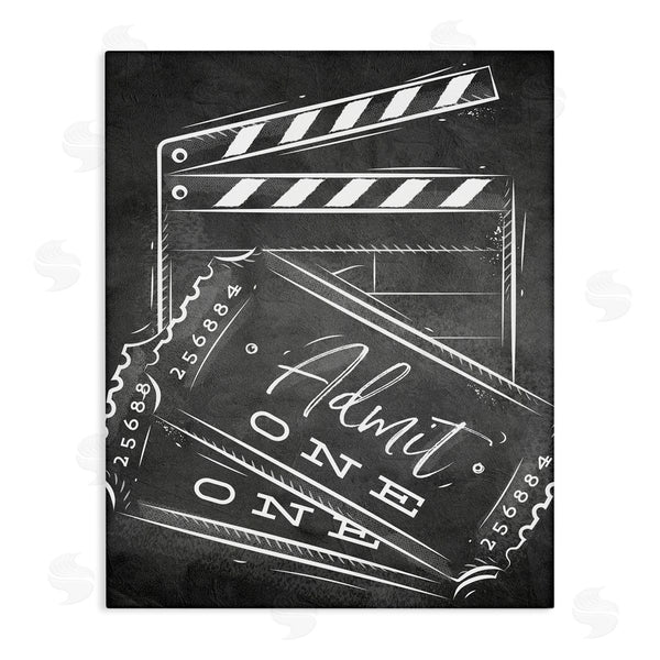 stupell industries Kim Allen | Admit One Movie Ticket