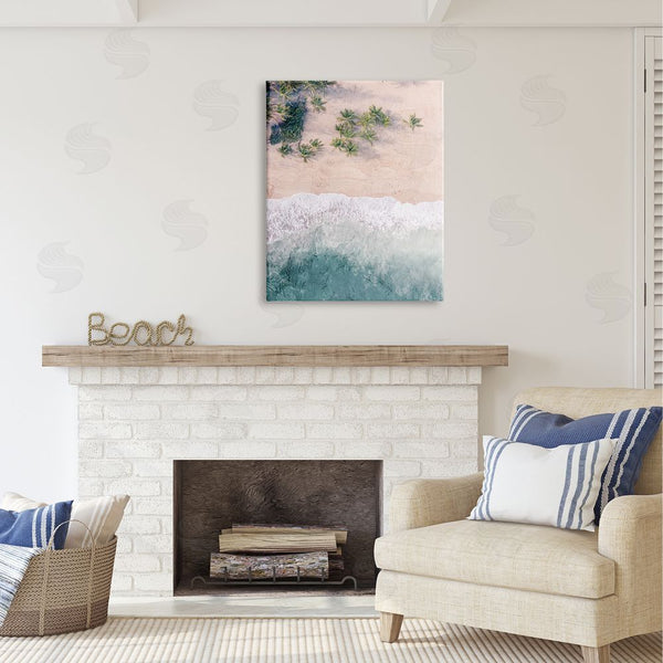 Stupell Industries Kim Allen | Aerial Tropical Beach Wall Art