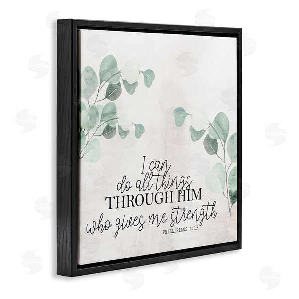 Stupell Industries Kim Allen | All Things Through Him Proverb