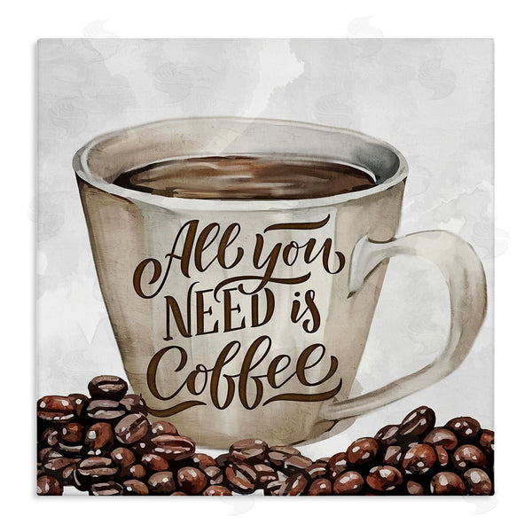 stupell industries Kim Allen | All You Need Morning Coffee Wall Art