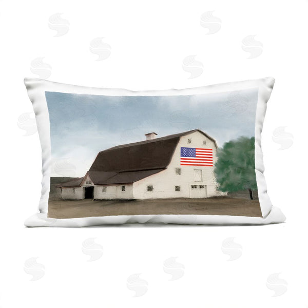 Stupell Industries Kim Allen | American Barn Dreams Throw Pillow