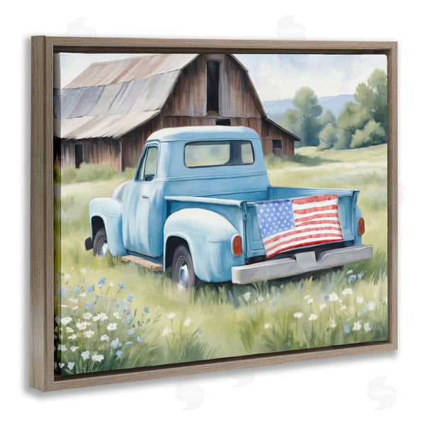 Stupell Industries Kim Allen | American Pride Truck On Farm Wall Art