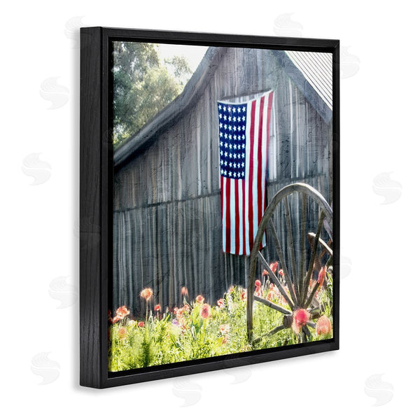 Stupell Industries Kim Allen | Americana Barn Floral Farmland Wall Art