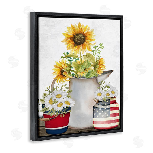 Stupell Industries Kim Allen | Americana Flower Bouquets Wall Art