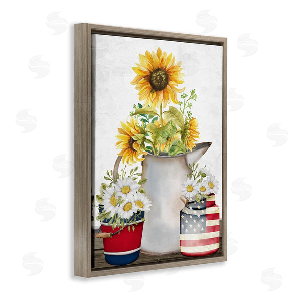 Stupell Industries Kim Allen | Americana Flower Bouquets Wall Art