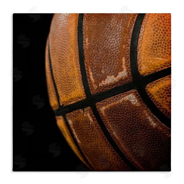 stupell industries Kim Allen | Basketball Closeup On Black