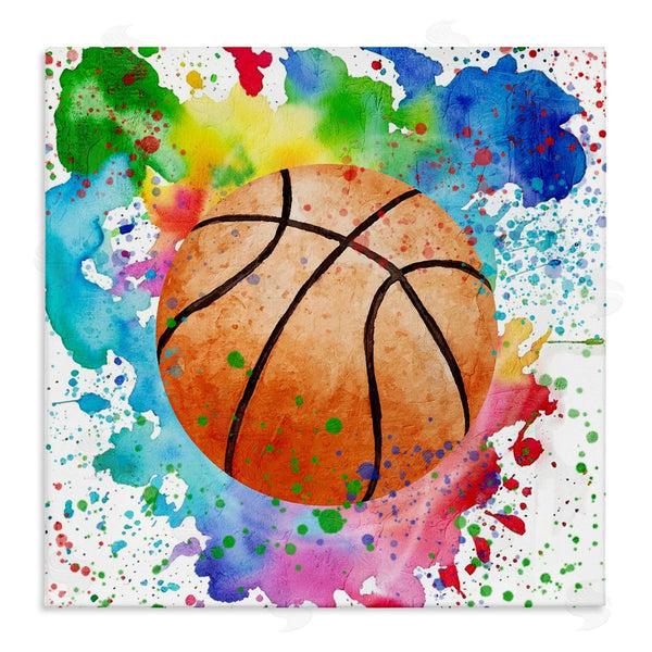 stupell industries Kim Allen | Basketball with Bright Splash