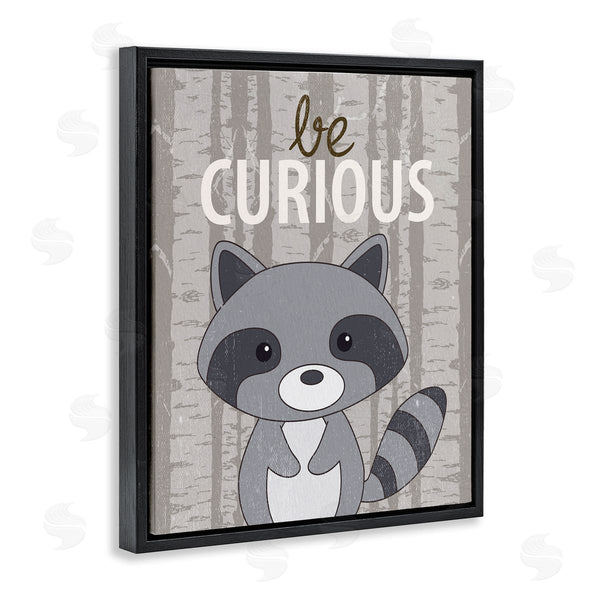 Stupell Industries Kim Allen | Be Curious Woodland Raccoon