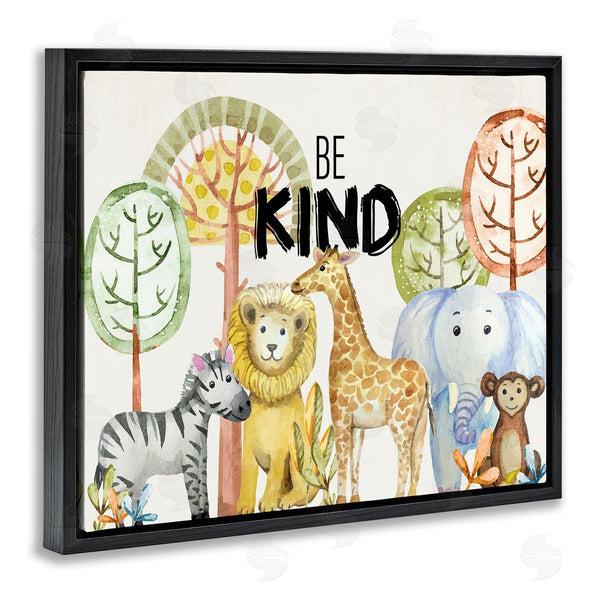 Stupell Industries Kim Allen | Be Kind Jungle Animals