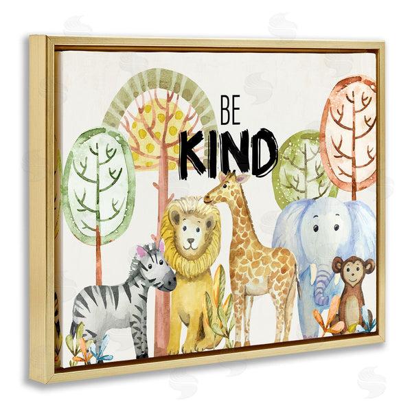 Stupell Industries Kim Allen | Be Kind Jungle Animals