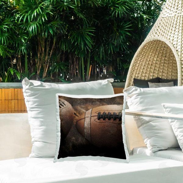 Stupell Industries Kim Allen | Be The Ball Football Printed Throw Pillow