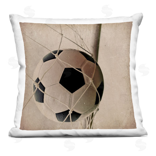 stupell industries Kim Allen | Be The Ball Soccer Printed Throw Pillow