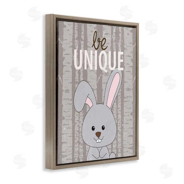 Stupell Industries Kim Allen | Be Unique Woodland Bunny