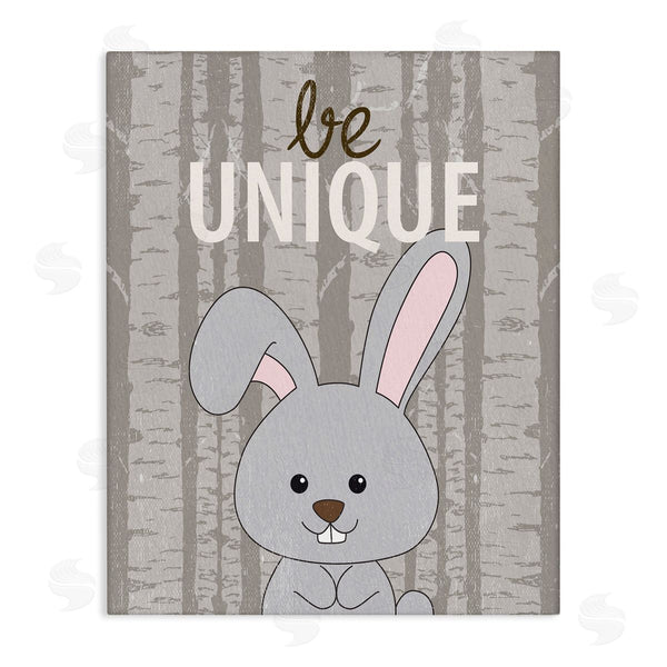 stupell industries Kim Allen | Be Unique Woodland Bunny