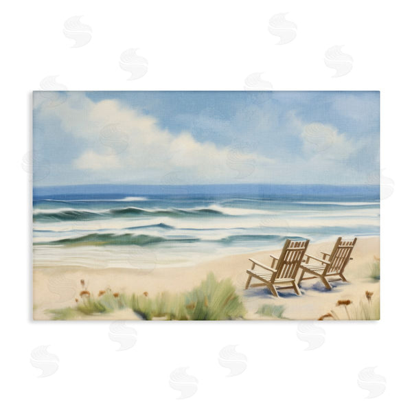 stupell industries Kim Allen | Beach Coast Chair View