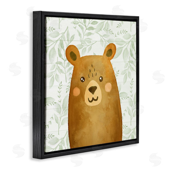 Stupell Industries Kim Allen | Bear On Botanicals Whimsy