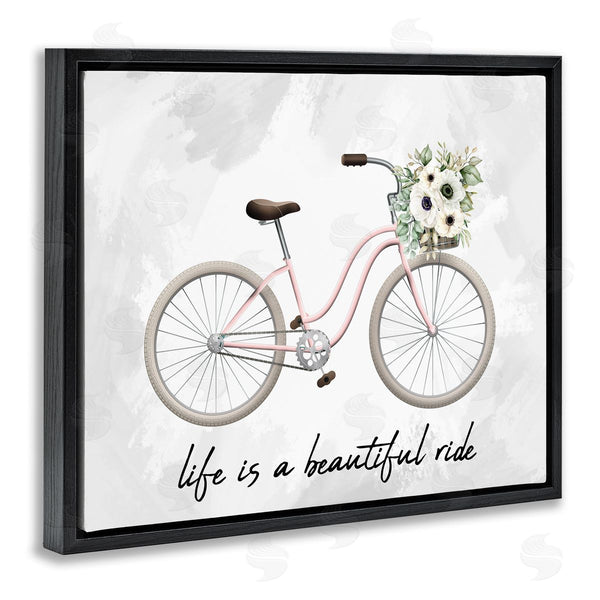 Stupell Industries Kim Allen | Beautiful Ride Floral Bike Wall Art