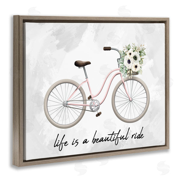Stupell Industries Kim Allen | Beautiful Ride Floral Bike Wall Art