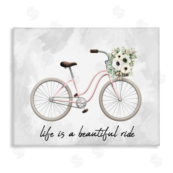 stupell industries Kim Allen | Beautiful Ride Floral Bike Wall Art