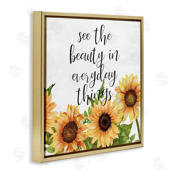 Stupell Industries Kim Allen | Beauty In Everything Sunflowers