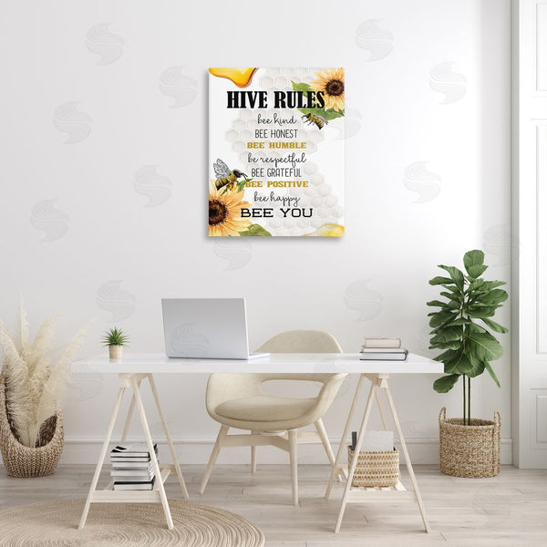 Stupell Industries Kim Allen | Bee Hive Rules Wall Art
