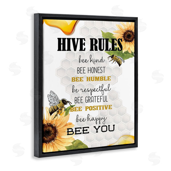 Stupell Industries Kim Allen | Bee Hive Rules Wall Art