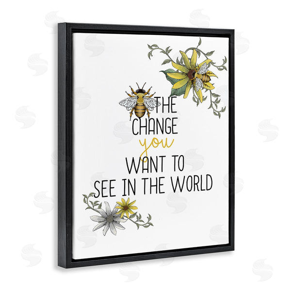 Stupell Industries Kim Allen | Bee The Change Wall Art