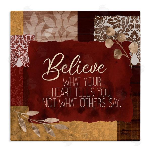 stupell industries Kim Allen | Believe What Your Heart Tells You Collage Wall Art