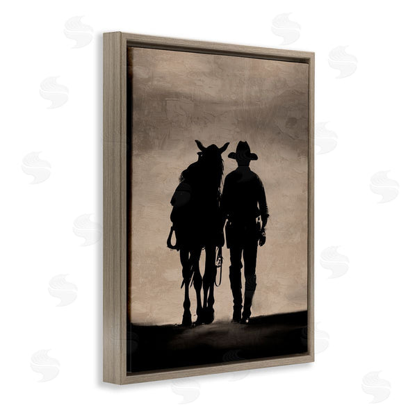 Stupell Industries Kim Allen | Best Friends Horse & Cowboy Wall Art