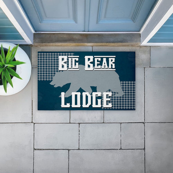 Stupell Industries Kim Allen | Big Bear Lodge Non-Woven Door Mat