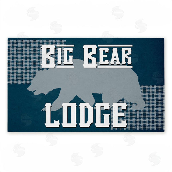 stupell industries Kim Allen | Big Bear Lodge Non-Woven Door Mat