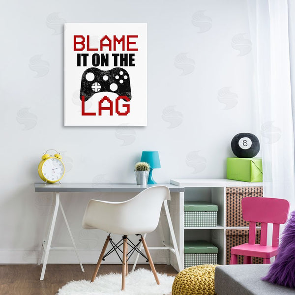 Stupell Industries Kim Allen | Blame It On The Lag Wall Art