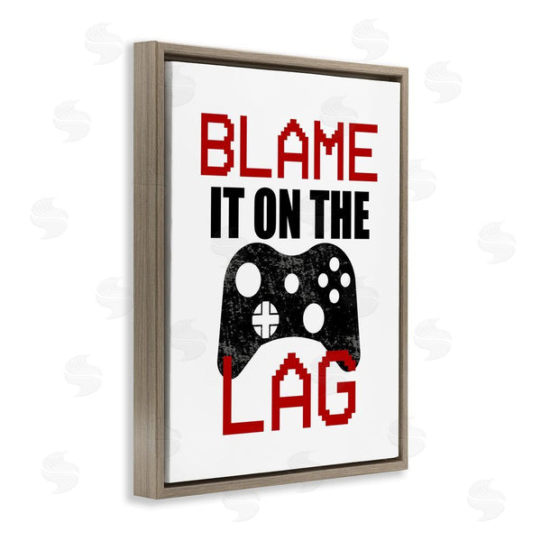 Stupell Industries Kim Allen | Blame It On The Lag Wall Art