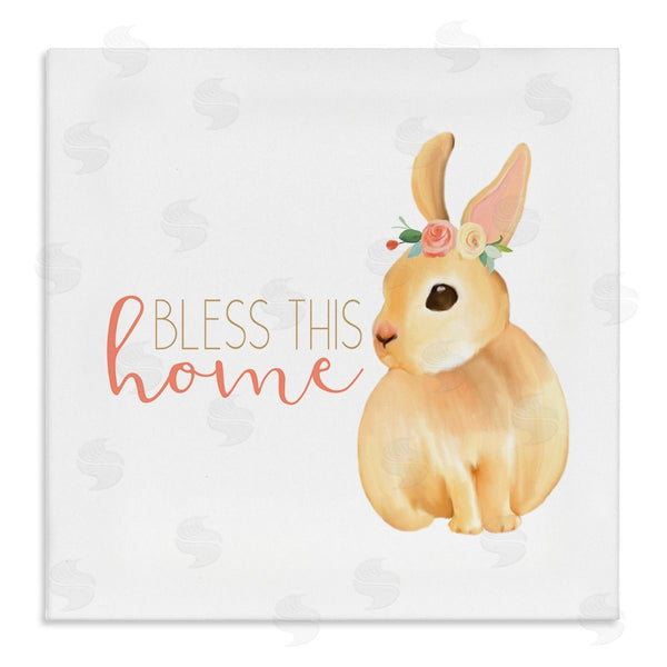 stupell industries Kim Allen | Bless This Home Bunny Wall Art