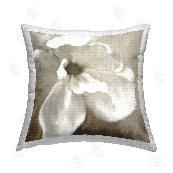 Stupell Industries Kim Allen | Blooming Magnolia Petals Printed Throw Pillow