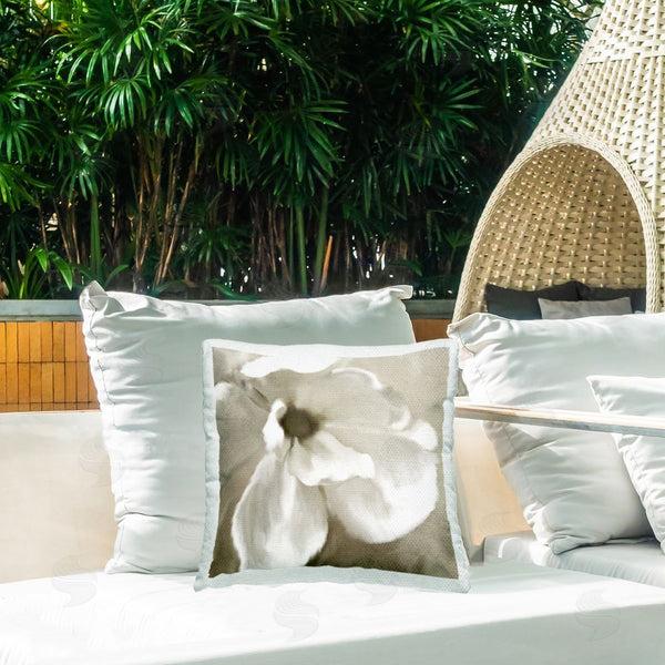 Stupell Industries Kim Allen | Blooming Magnolia Petals Printed Throw Pillow