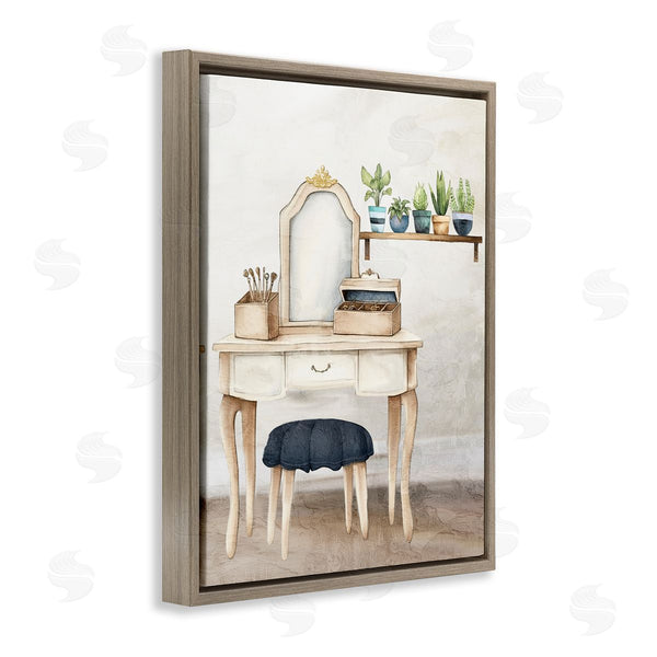 Stupell Industries Kim Allen | Blue Tub Bathroom Vanity