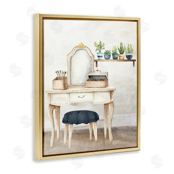 Stupell Industries Kim Allen | Blue Tub Bathroom Vanity