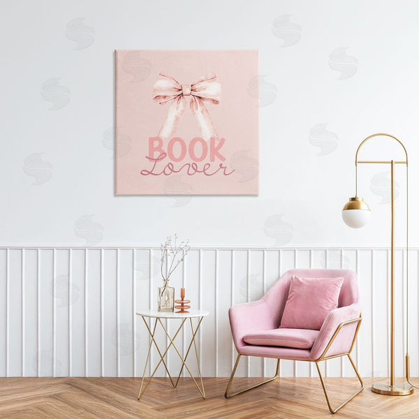 Stupell Industries Kim Allen | Blush Pink Book Lover Wall Art