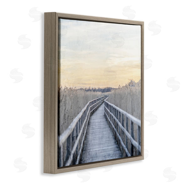 Stupell Industries Kim Allen | Boardwalk Reeds Rural Path Wall Art
