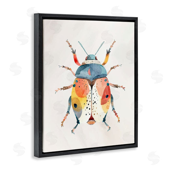 Stupell Industries Kim Allen | Boho Colorful Beetle Wall Art