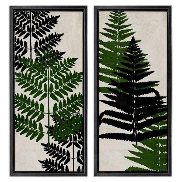 Stupell Industries Kim Allen | Bold Layered Fern Leaves Modern Sprigs Wall Art